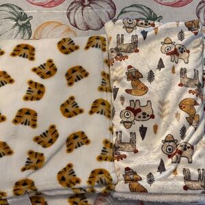 Charming Woodland Animal Baby Blanket